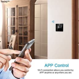 Slimme Thermostaat S2 Wit – Alleen voor Gas Boiler – Bediening via App & Wifi — thumbnail 4