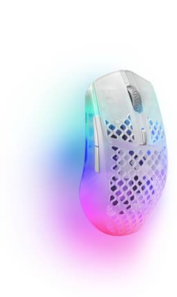 Steelseries Aerox 3 Wireless Ghost (2022 Edition) - Draadloze Gaming Muis - Ghost/Doorzichtig — thumbnail 1