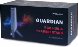 Headset standaard via USB-C - Koptelefoon houder - met RGB verlichting - USB — thumbnail 3
