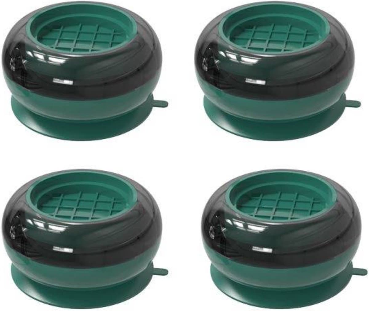 Wasmachine Verhoger - Wasdroger - Koelkast Verhoger - Met Wielen - Ombouw - 4 Stuks - Groen — afbeelding 1