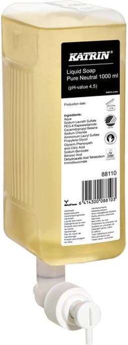 Handzeep katrin clean vloeibaar 1000ml | 6 stuks — thumbnail 1