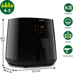 Philips Essential 3000 Series Airfryer XL - HD9270/93 - 6.2L - Tot 5 Personen - Met bakvorm — thumbnail 12