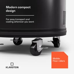 Klarstein Wijnkoeler Mr Barbot mini-koelkast met led-display, stille roestvrij staal koelkast, indoor/outdoor drankenkoelkast, wijnkoelkast voor dranken, 30L koelkast met 360° zicht, 0-16°C - 43 cm - voor Bar - Temperatuurregeling — thumbnail 4