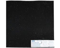 Nedco® Trillingsmat voor Was/Droogmachine - rubber - 60x60cm - Zwart