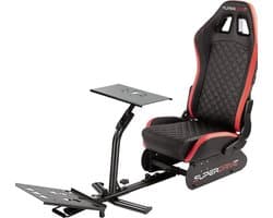Subsonic Superdrive Racing Seat – Simulator Cockpit met Bucket Seat – Stuur- & Pedalenhouder – Verstelbaar Frame voor PS5, Xbox & PC