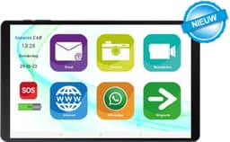 SeniorenTAB tablet Plus - Op basis van Samsung A9+ Wifi - 11 inch - Zwart — thumbnail 4