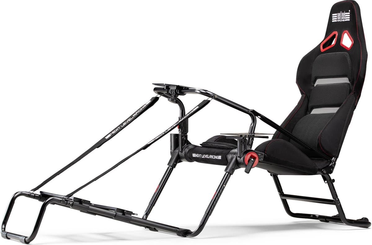 Next Level Racing GT Lite Pro - Racestoel Cockpit - Opvouwbaar & Licht - Versnellingspookhouder — afbeelding 1