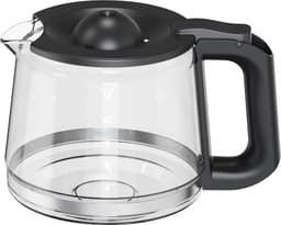 Inventum KZ812D - Koffiezetapparaat - 1,5 liter - 12 kopjes - Filter 1x4 - Glazen kan - Display met timer - Filterkoffie - RVS/Zwart — thumbnail 4