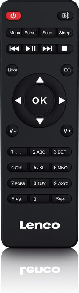Lenco MC-250 - stereo set met cd speler, Internet, DAB, Bluetooth® - Zwart — thumbnail 4