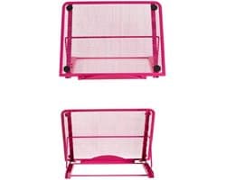 Universele Standaard voor Laptops, Tablets, (kook)Boeken en Diamond Painting Lightpad - Verstelbaar in Hoogte - Roze - Idiaal voor Thuiswerkers