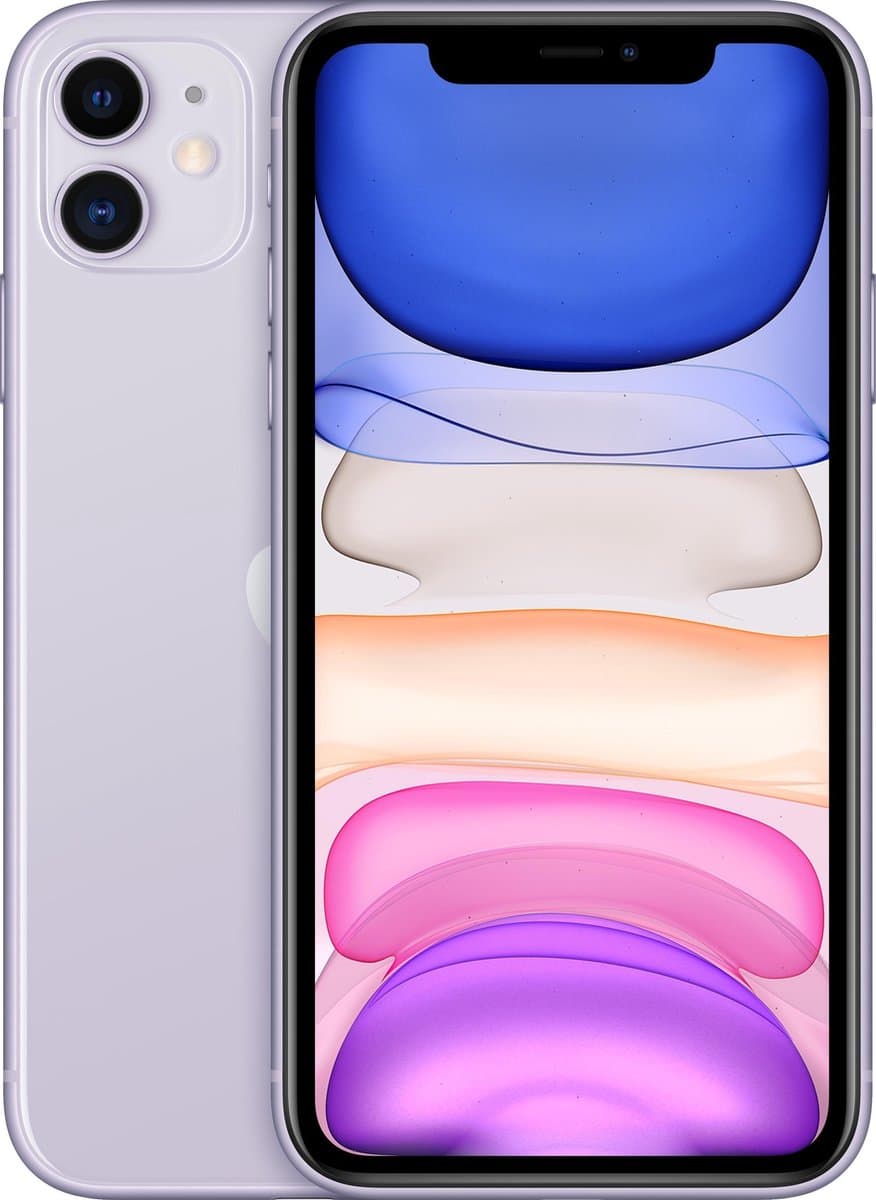 Apple iPhone 11 - 128GB - Paars — afbeelding 1