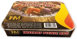 THM Instant Picnic wegwerp BBQ - Grill oppervlak 27 x 22 cm - Voordeeldoos 4 stuks — thumbnail 3