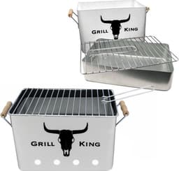 Grill King BBQ - Houtskool barbecue - Retro model — thumbnail 1