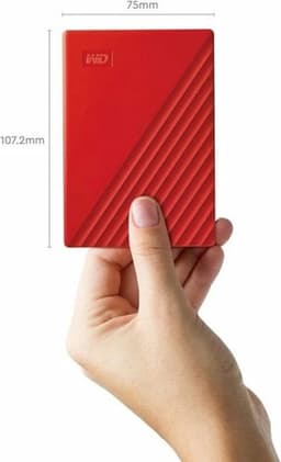 Western Digital My Passport - Externe harde schijf - 4 TB Rood — thumbnail 2