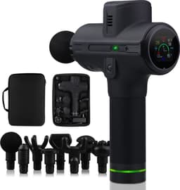 M1 Massage Gun - Sport en Relax Massage apparaat - Krachtig - Draadloos - Inclusief Koffer - 8 opzetstukken — thumbnail 2