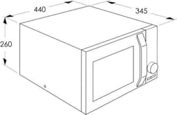 Severin MW 7899 - Magnetron - microgolfoven - vrijstaand - 20 L - zilver/zwart — thumbnail 4