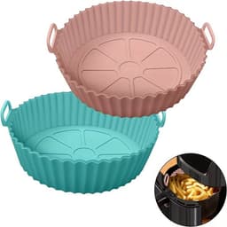 Airfryer Siliconen Bakje - Herbruikbaar - 20,5CM - Grijs — thumbnail 4