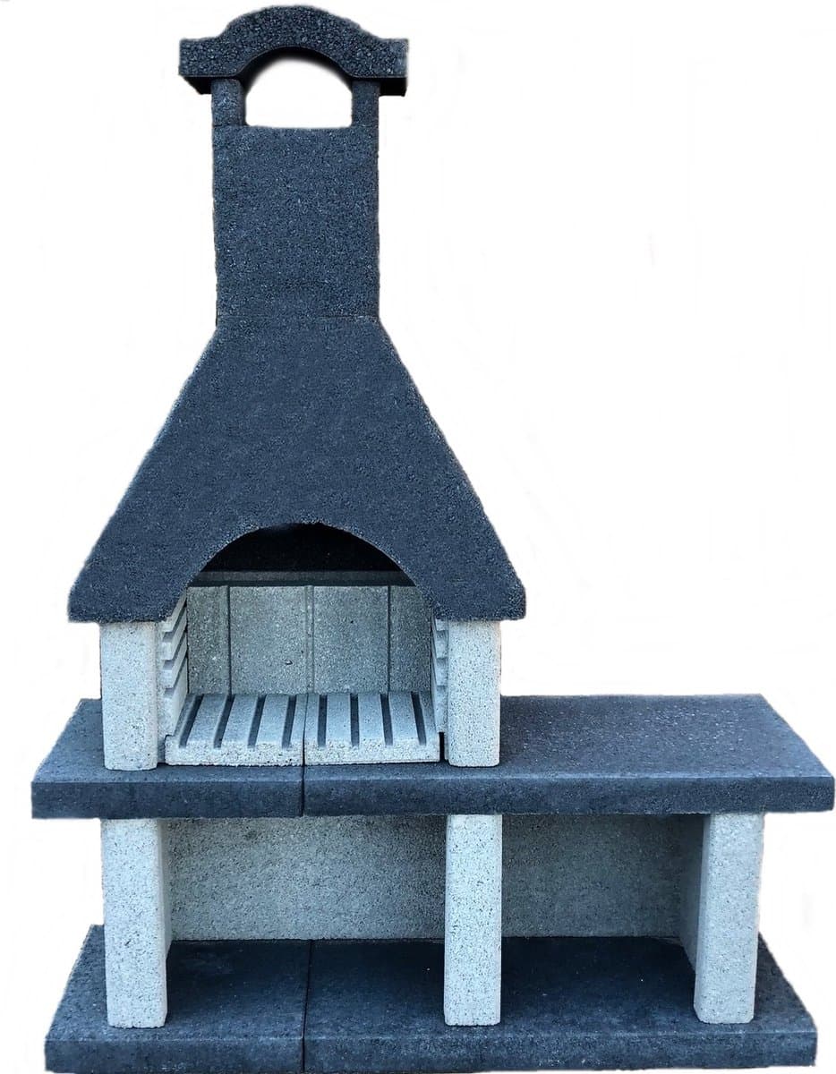 Intergard Barbecue beton houtskool bbq Venezia nr. 1 (200x150x50cm/530kg) — afbeelding 1