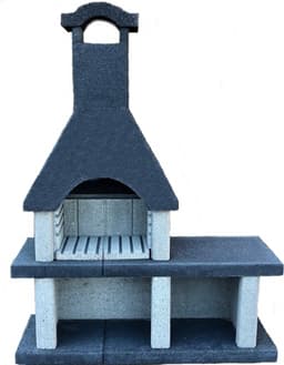Intergard Barbecue beton houtskool bbq Venezia nr. 1 (200x150x50cm/530kg) — thumbnail 1