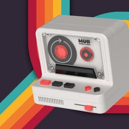 Mobility on board retro camera speaker grijs — thumbnail 2