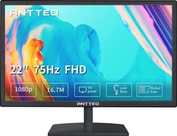 ANTTEQ F2145M - 22 inch Full HD Monitor – 75Hz – TN Paneel – 99% sRGB – Blauw Licht Filter – HDMI/VGA – VESA 100x100 — thumbnail 1