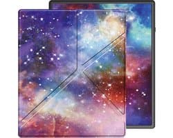 Hoes Geschikt voor Kobo Elipsa 2E - E-reader Bescherm Hoesje Case Sleep Cover Trifold - Hoes Geschikt voor Kobo Elipsa 2E Hoesje - Galaxy