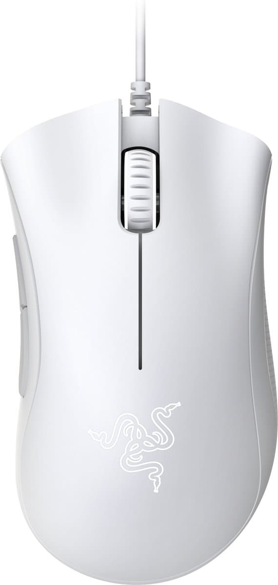 Razer DeathAdder Essential - Bedrade Gaming Muis - Ergonomisch - Programmeerbaar - 6.400 DPI - Optisch - Wit — afbeelding 1
