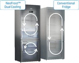 Beko RCNE560K40XBRN - NeoFrost Duo Cooling - Koel-vriescombinatie — thumbnail 9