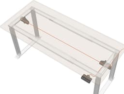 Bureau zit sta frame - elektrisch hoogte verstelbaar - 130 kg belastbaar - bureaublad formaat 130 tot 200 cm — thumbnail 4