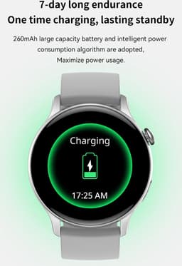 DrPhone DTX Ultra2 – 1.43 Inch AMOLED Smartwatch – Smartwatch Met Mobiele App – Always On Smartwatch – Volledige Belfunctie – Zuurstof/Hartslag/Bloeddruk meter - Zwart — thumbnail 5