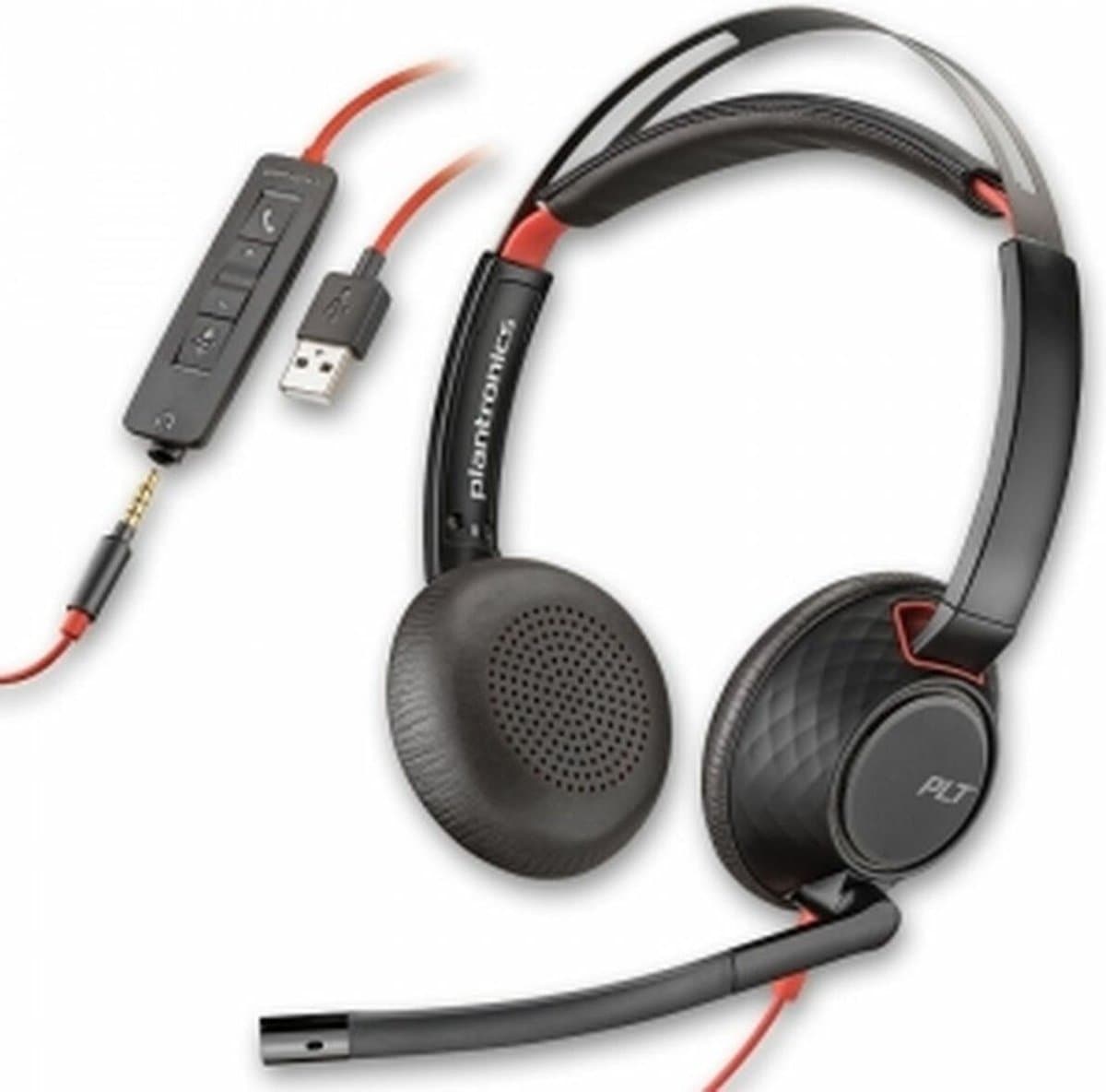 Headphones with Microphone Poly BLACKWIRE C5220 — afbeelding 1