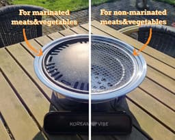 KoreanVibe The big Grill Barbeque - BBQ - Grill - Tafel - Barbecue - Korean bbq - houtskool bbq - koreaanse barbeque — thumbnail 2
