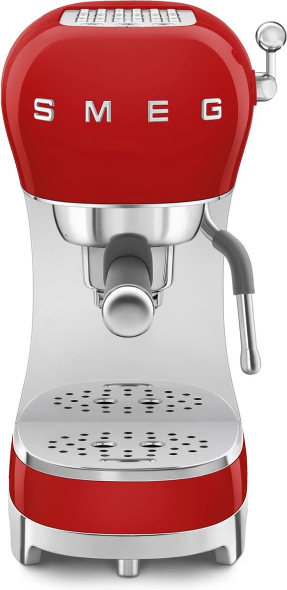 SMEG ECF02RDEU - Handmatige espressomachine - Rood - Stoompijp — afbeelding 1