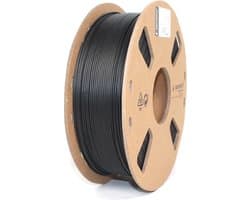 Gembird - 3d printer filament PLA+ 1,75mm - Zwart - 1kg