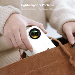 Equivera Mini Beamer - Draagbare Beamer - Beamer - Mini Beamer Projector - Projector - Mini Projector — thumbnail 4