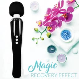 Sensual-U Elegance Curve - Fluisterstille Vibrator - Wand massager voor Clitorale stimulatie – Seksspeeltje met 8 snelheden en 20 standen – Zwart — thumbnail 3