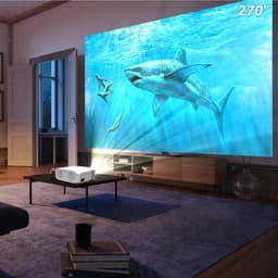 Mini Bemaer Zenwire E450S - Beamer - Mini Projector Full HD WiFi 2.4/5 Ghz Bluetooth 5.0 - 4500lm / 1500:1 / 36-150" - Focus / Keystone +/- 15­° / 360 functie — thumbnail 3