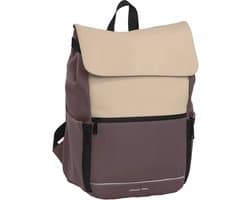 Daniel Ray Tacoma Laptop Rugzak Waterproof - 14 inch - Oudpaars / Kaki