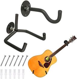 LunaLuxa - gitaarbeugel muur - gitaar wandbeugel - gitaar steun - gitaarstandaard- Muurbeugel gitaar - voor elektrisch akoestisch, ukelele, bas etc, inclusief schroeven voor het ophangen — thumbnail 1