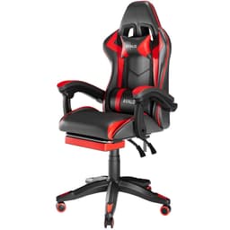 Avalo Gaming Stoel - Gamestoel - Ergonomische Bureaustoel Verstelbaar - Game Stoel - Gaming Chair - Zwart/Rood — thumbnail 1