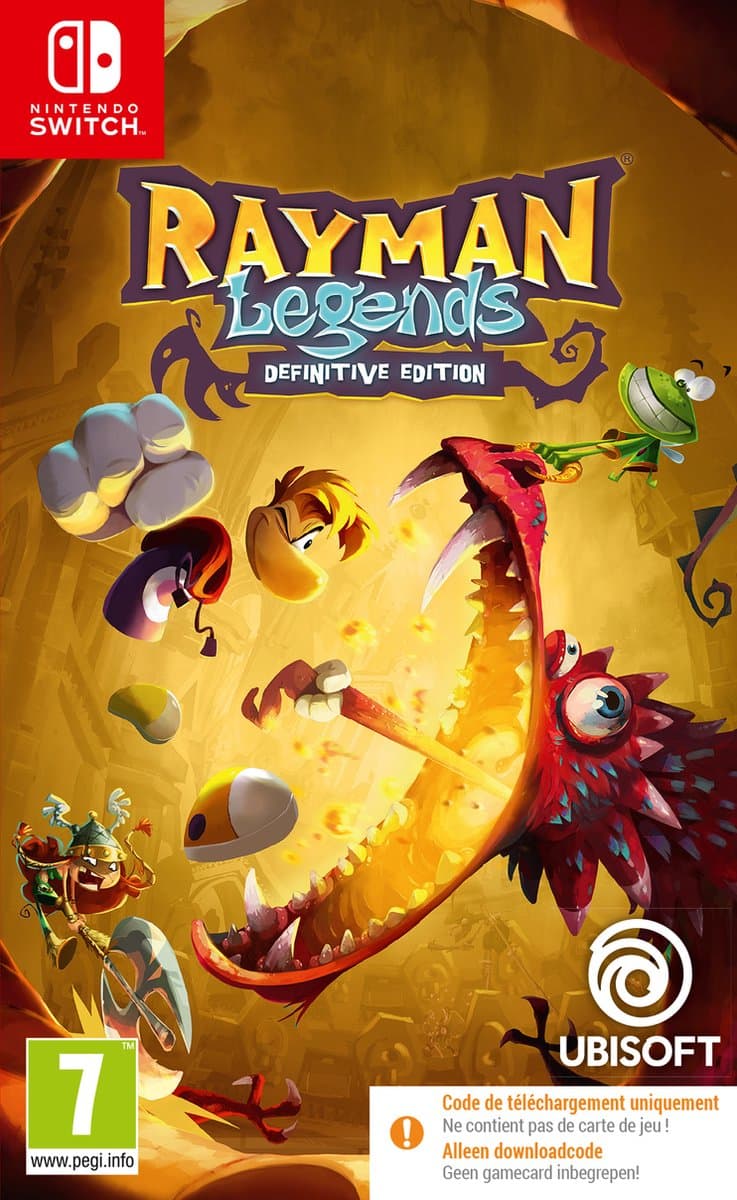 Rayman Legends: Definitive Edition - Nintendo Switch - Code in a box — afbeelding 1