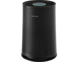 Auronic Luchtreiniger Compact Pro met HEPA 13 Filter, Ionisator en Koolstoffilter - Ruimtes tot 30m² - CADR-waarde van 150m³/u - Air Purifier met Aromatherapie - Zwart