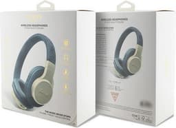 Guess 4G Script Logo - Bluetooth Stereo Over-Ear Koptelefoon - Blauw — thumbnail 4