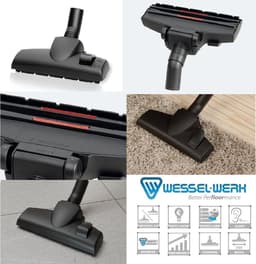 Krachtige Cycloonloze Stofzuiger - 800W - Duitse WesselWerk Mondstuk - Harde Vloer en Tapijt - Turbo Huisdierhaar Tool - Zuigkracht - Lichtgewicht en Handig — thumbnail 4
