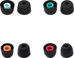 Somstyle Vervangende Oordopjes Geschikt Voor Sony WF-1000XM5 & WF-1000XM4 - Siliconen - 8 Stuks (4 Maten) - Zwart — thumbnail 1