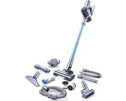 10 in 1 Steelstofzuiger – Draadloos – Stofzuiger zonder Zak – Op Accu – Vacuum Cleaner Wireless – 10 Mondstukken – Luxe Design – 480W