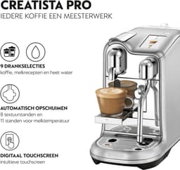 Sage Nespresso Creatista Pro SNE900BSS Stainless Steel — thumbnail 4