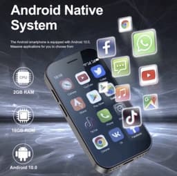 mini smartphone- mobiele telefoon- superkleine -klein -4G -Snelste -mini- gsm -android 10 — thumbnail 3