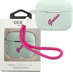 GUESS Vintage Siliconen Geschikt voor AirPods Pro Case - Mint Groen — thumbnail 5