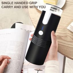 170 ML Espresso Machine voor Auto en Thuis – Koffiemachine voor Capsules en Gemalen Koffie, Automatische Koffiemachine voor Keuken en Kantoor, Koffiezetapparaat en Espresso Maker — thumbnail 5